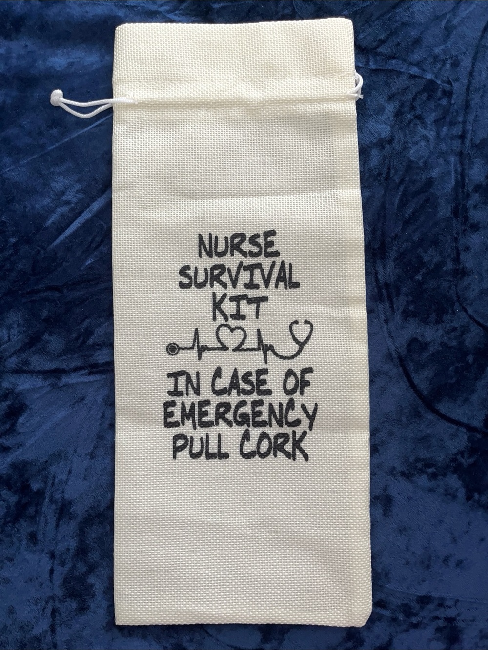 Nurse Survival Kit Wine Bottle Bag